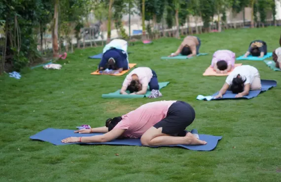 300 Hour Yoga course moment