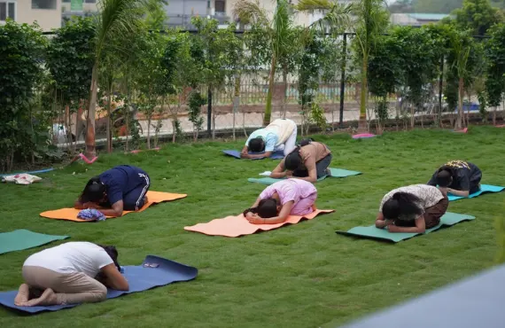 300 Hour Yoga course moment