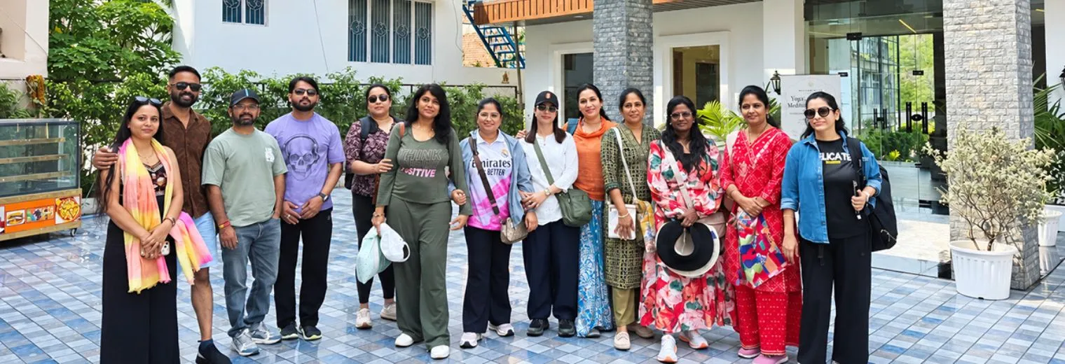 Yoga practice at Veda Yoga Ashram
