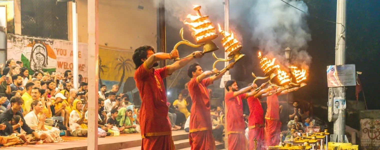 Yoga learning at Veda Yoga Ashram