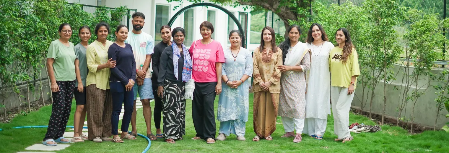 Yoga teachers at Veda Yoga Ashram