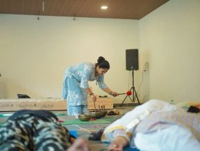 Sound healing workshop at Veda Yoga Ashram 3