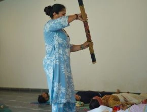 Sound healing workshop at Veda Yoga Ashram 4