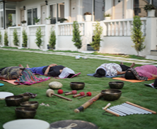 Sound healing workshop at Veda Yoga Ashram 9
