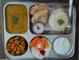 Sattvic food at Veda Yoga Ashram 3