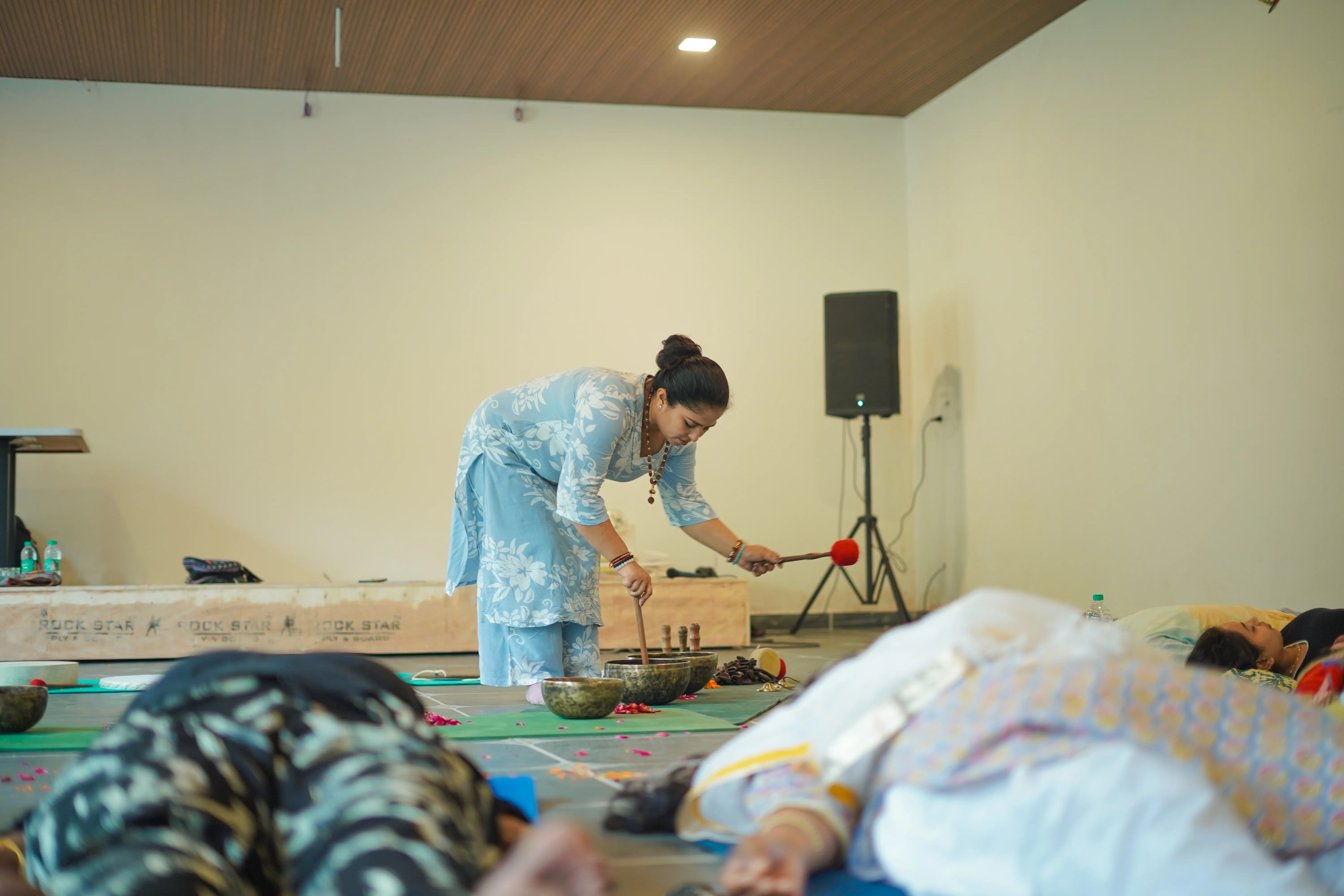 Yoga moments at Veda Yoga Ashram