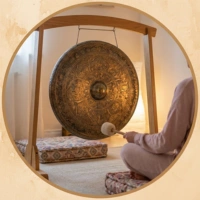 Therapeutic Gong used in sound healing